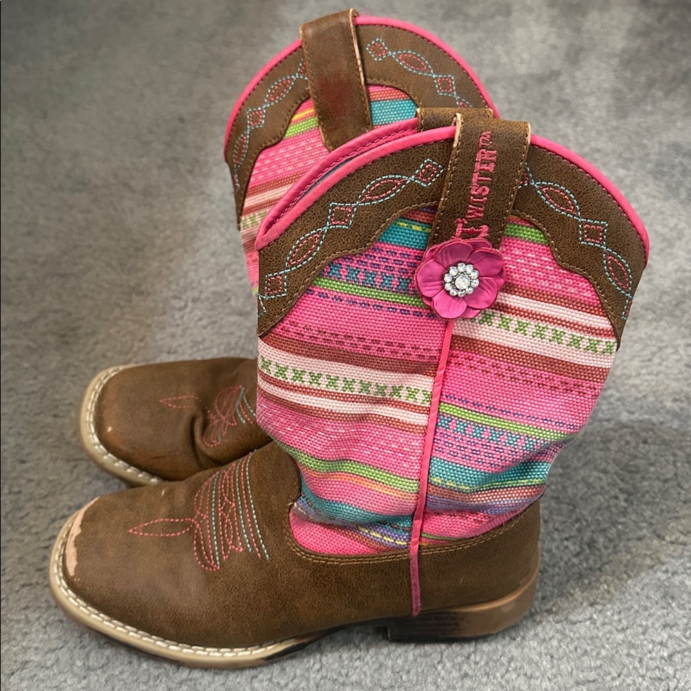 Blazin Roxx Girls' Camilla Serpa Boots - Square toe